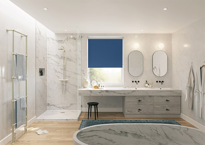 Rimini (Blackout), Blue - Roller Blind - Image 8